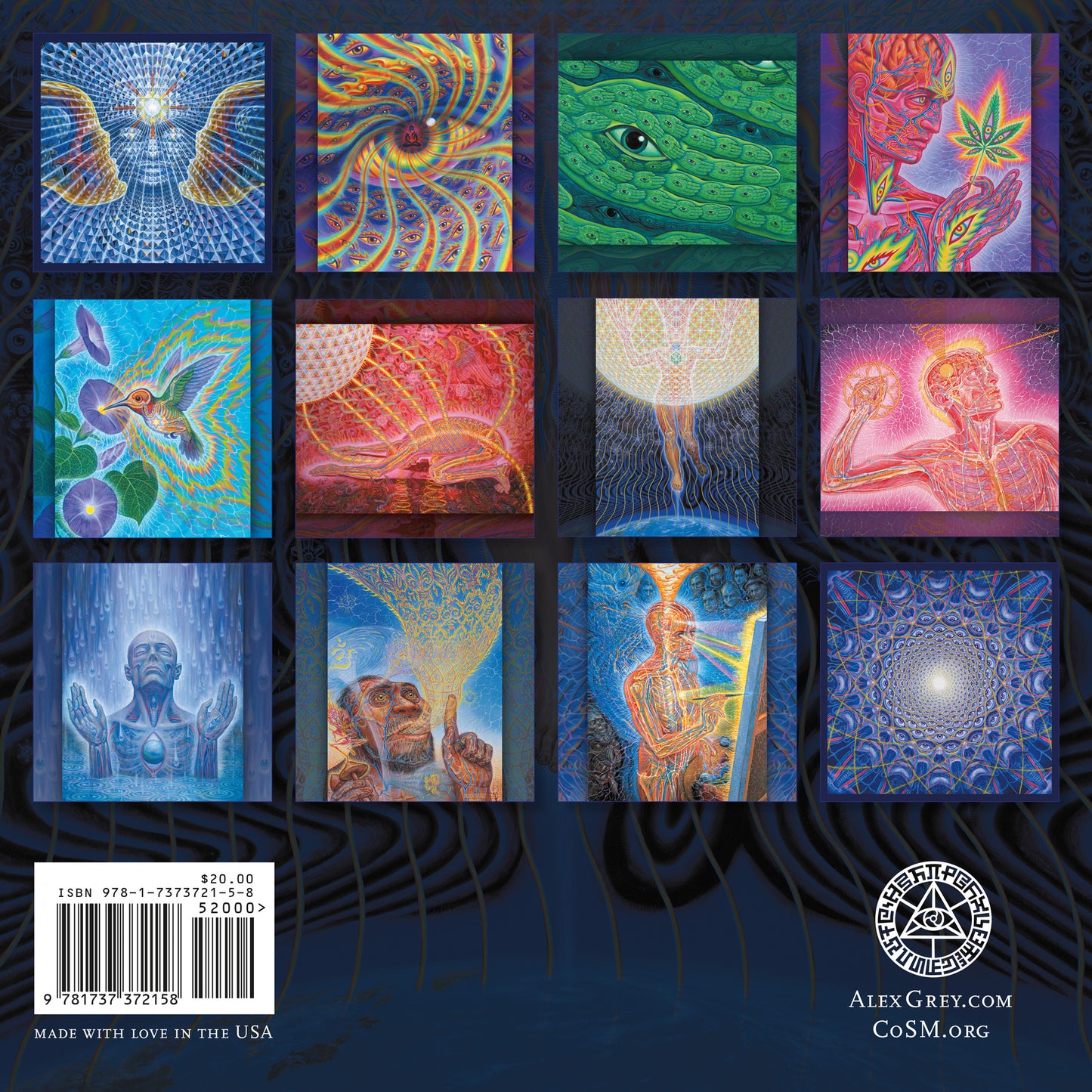 Alex Grey 2026 Wall Calendar