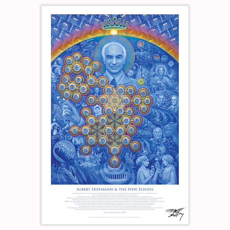 Albert Hofmann & the New Eleusis - Signed Poster