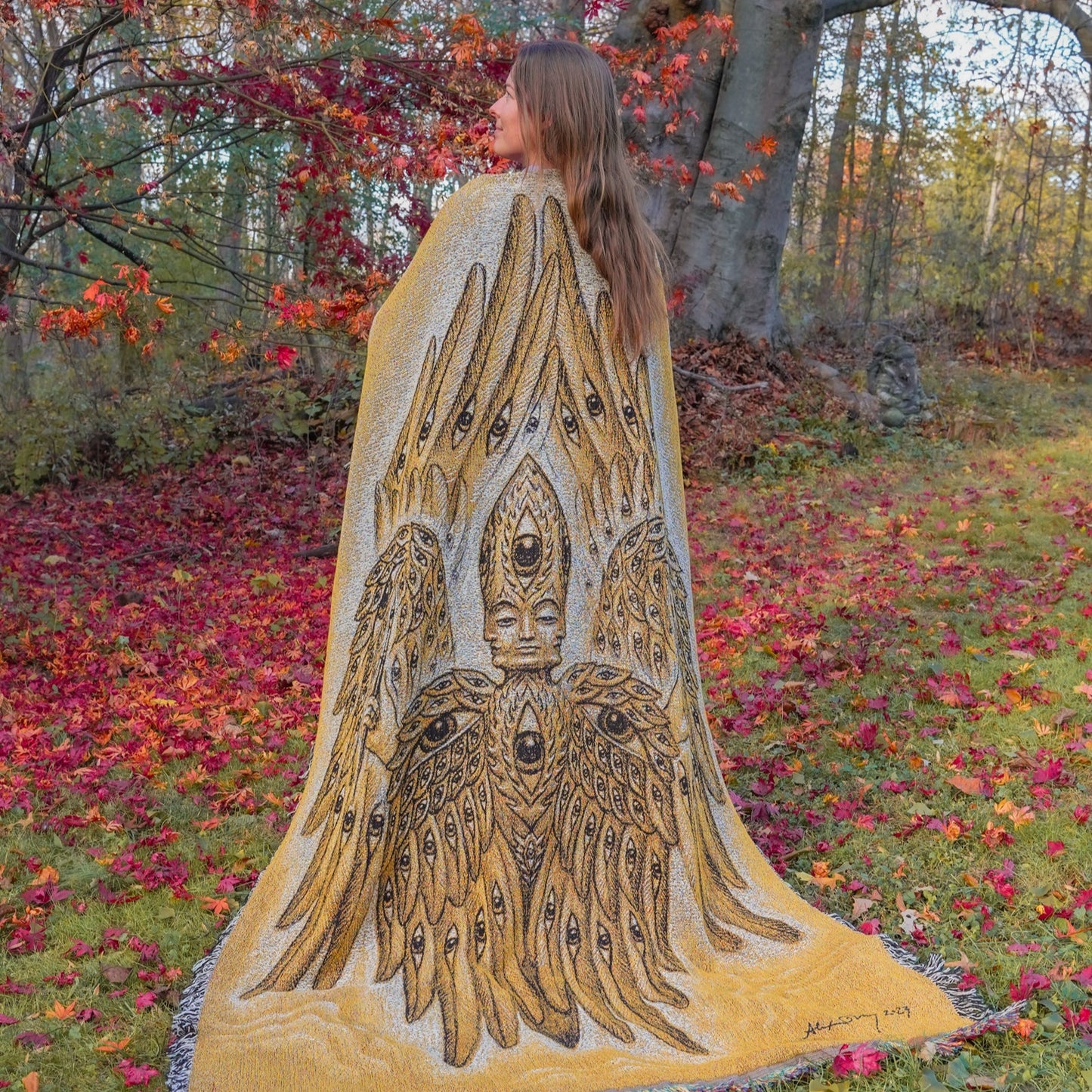 Angel of Art - Art Blanket