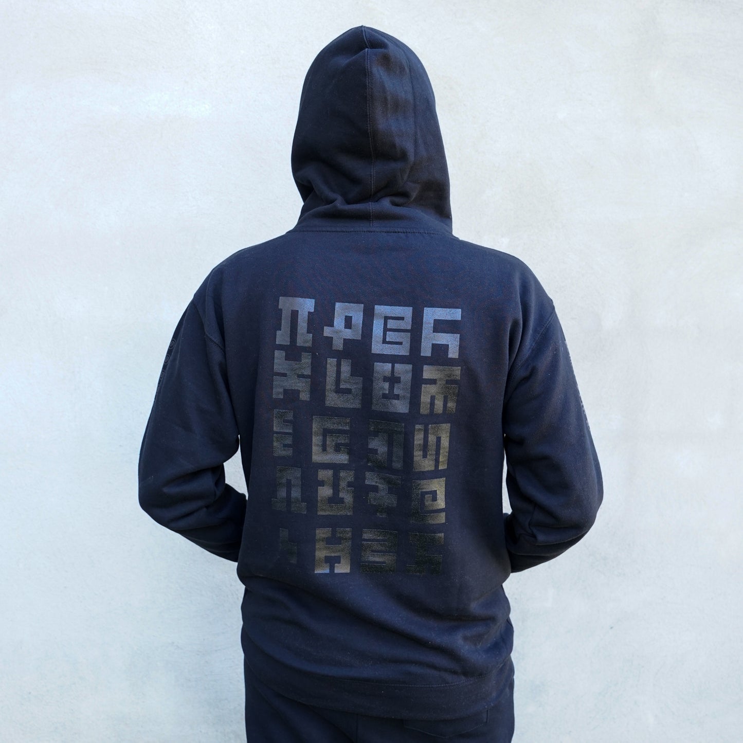 Grey Collab - Black Pullover Hoodie