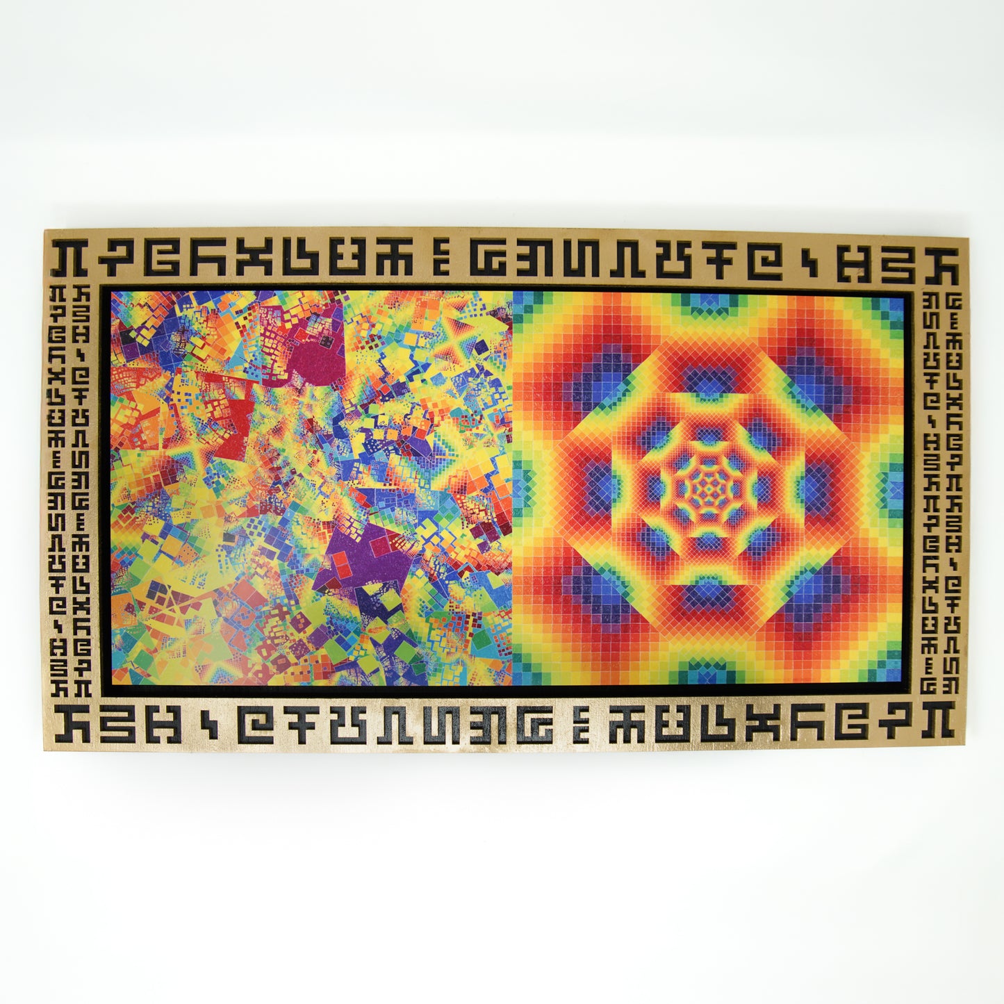 Chaos, Order & Secret Writing - Metal Print