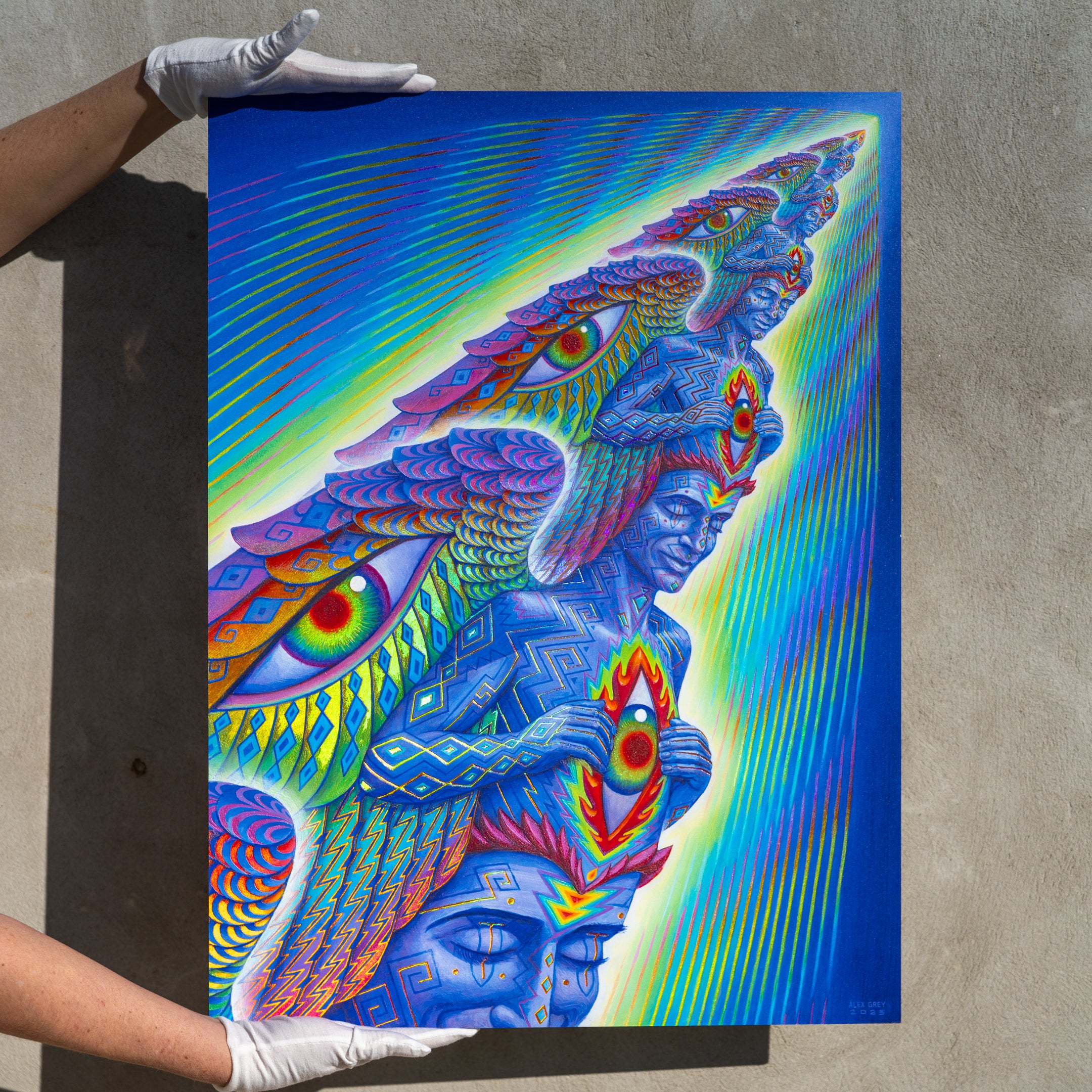 Higher Self - Textured Foil Metal Print – CoSM Shop