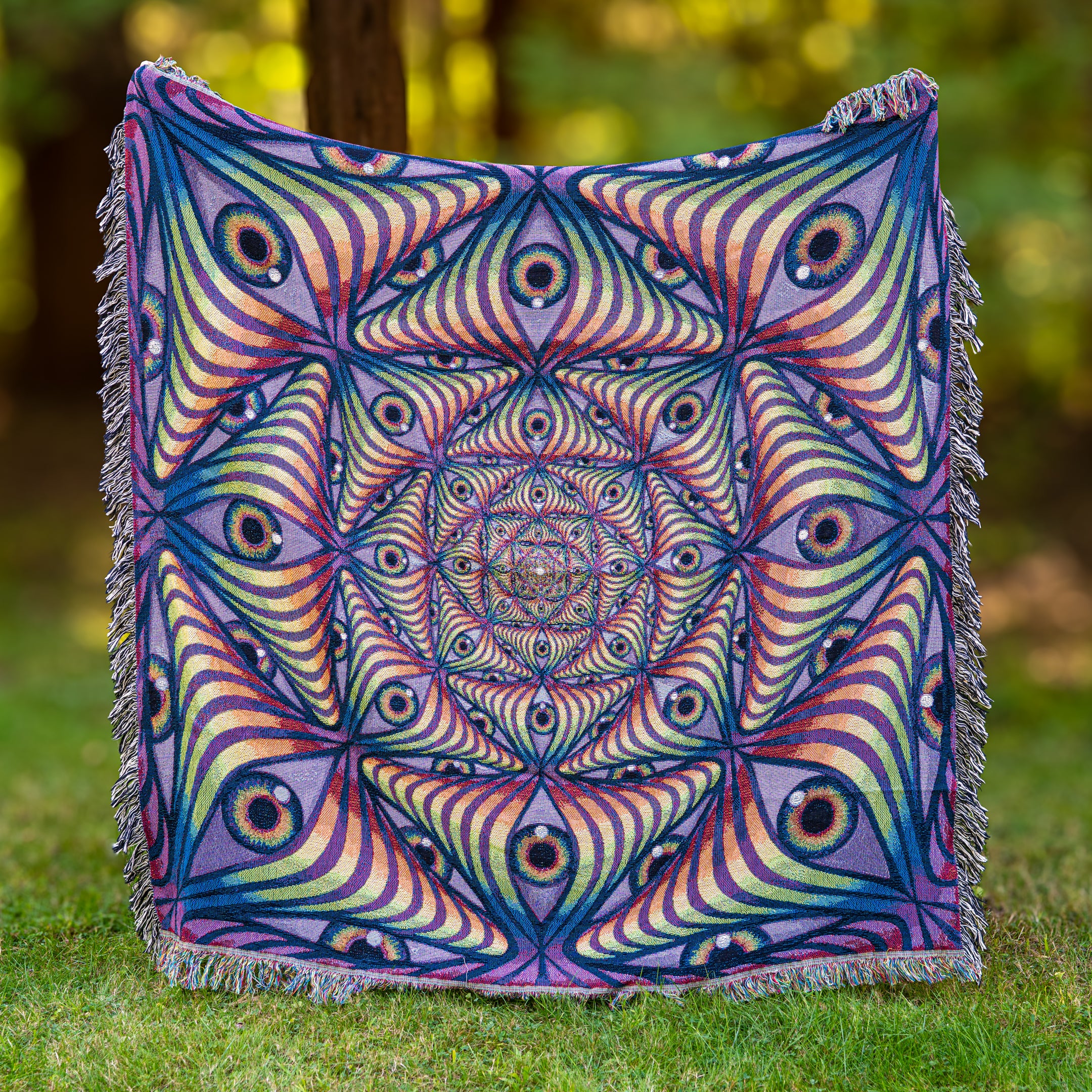 Rainbow Eye Ripple - Art Blanket – CoSM Shop