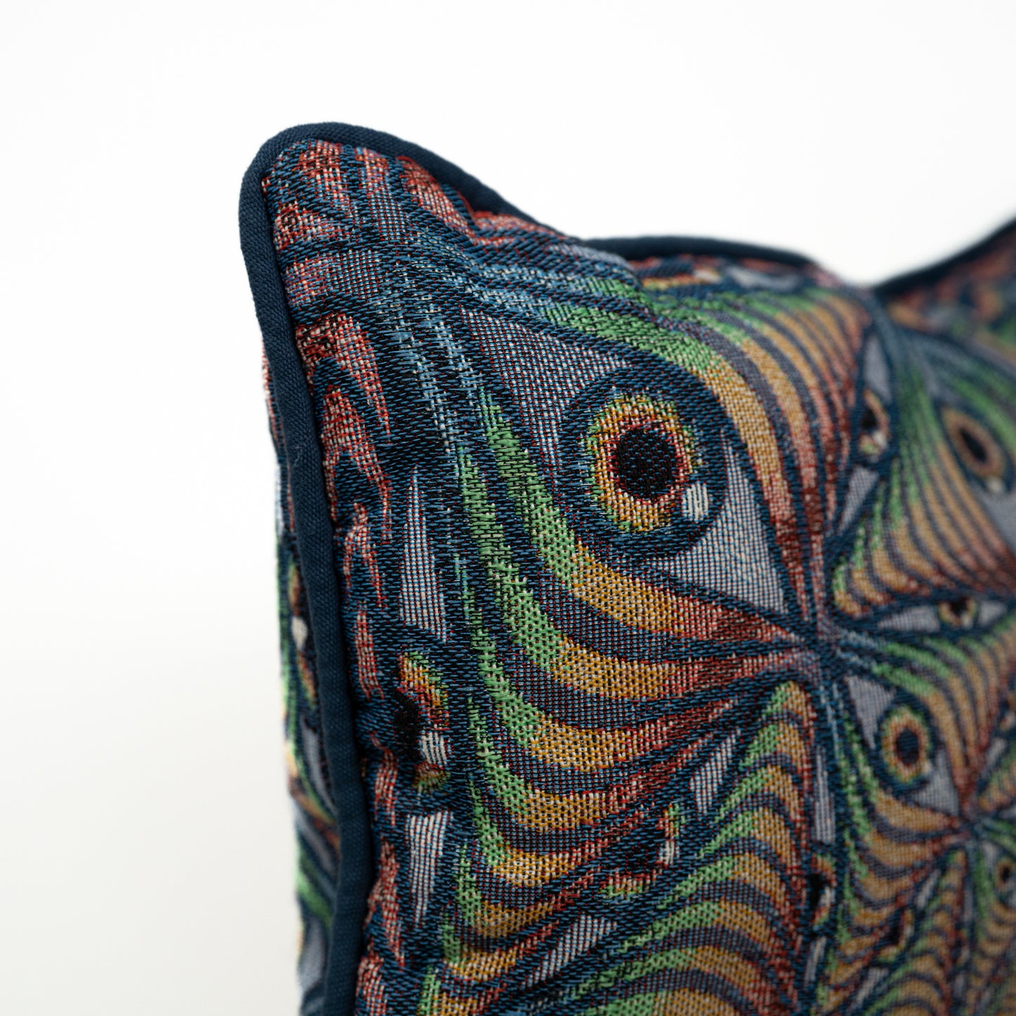Rainbow Eye Ripple - Woven Pillow