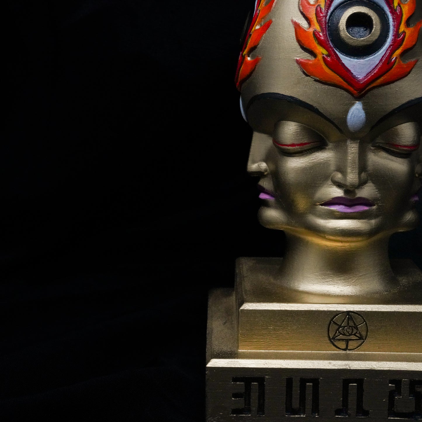Steeplehead - Hand Painted Printed Sculpture