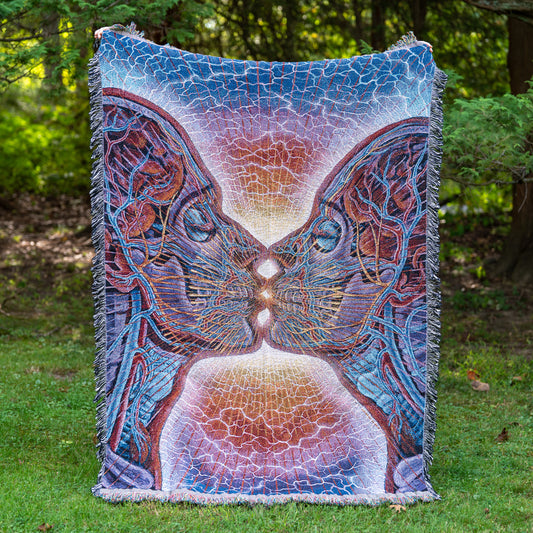 The Kiss - Art Blanket