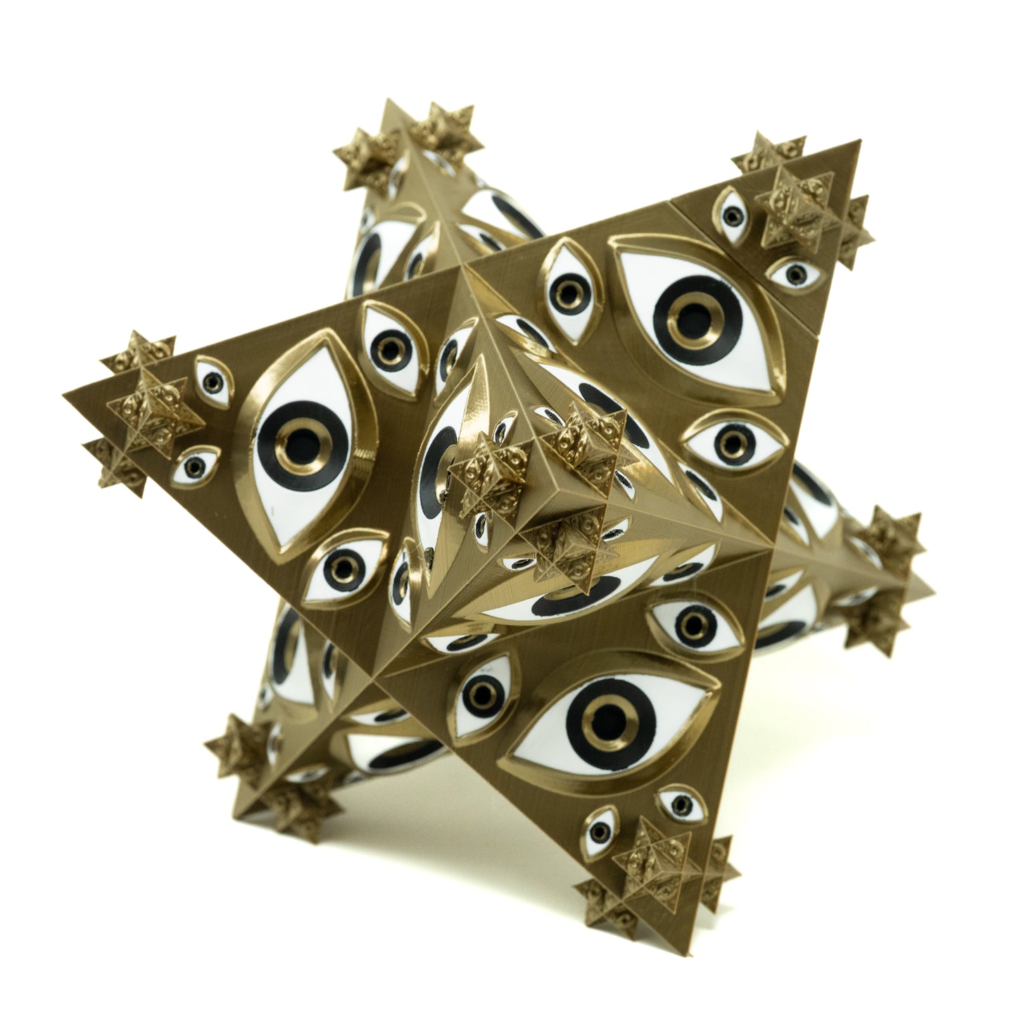 Vision Crystal Prayer Wheel - Printed Sculpture