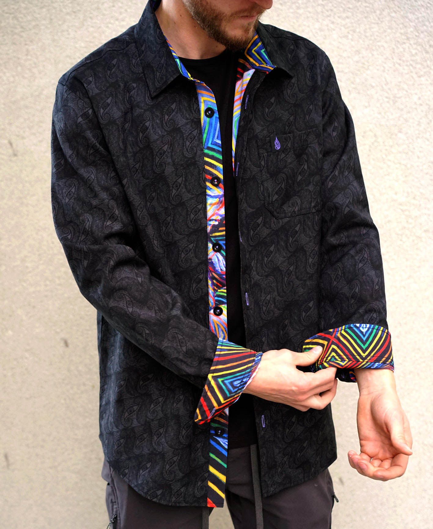 Vajra Being - Lined Button Down Shirt CoSM Shop Vajra Being - Lined Button Down Shirt CoSM Shop