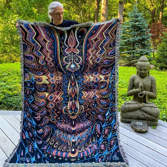 Ayahuasca Visitation - Art Blanket