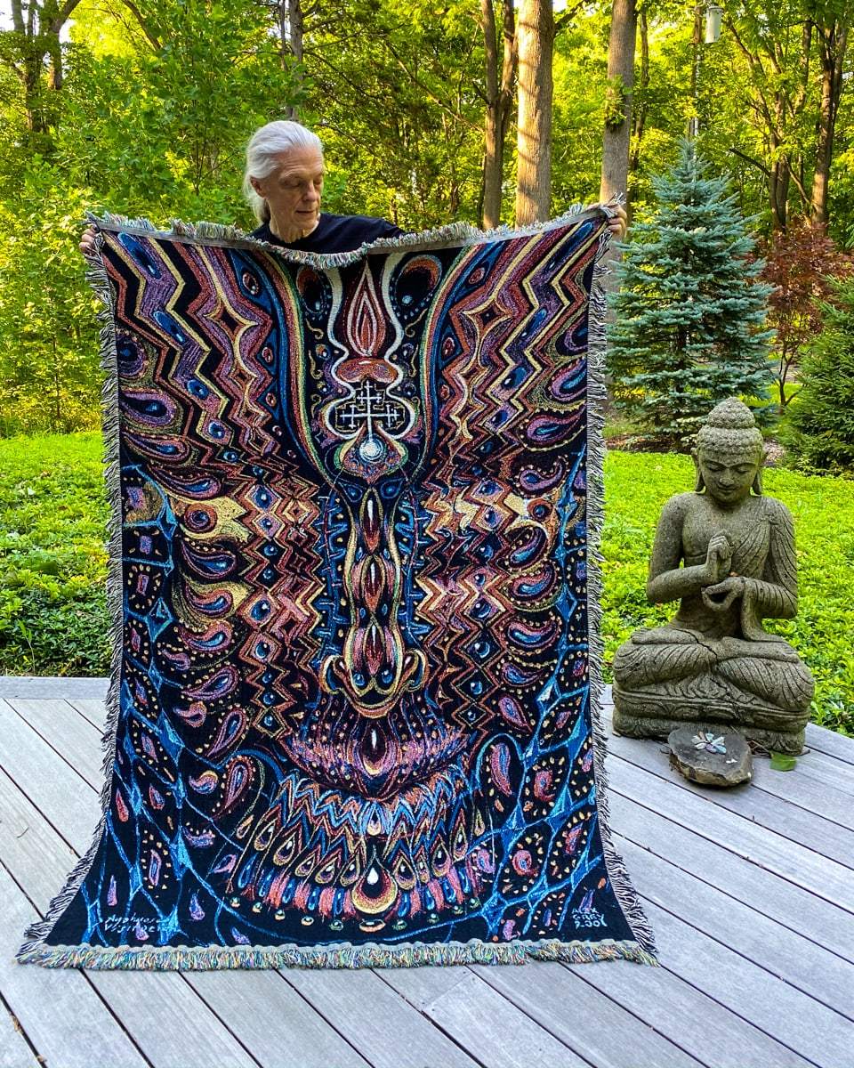 Ayahuasca Visitation - Art Blanket