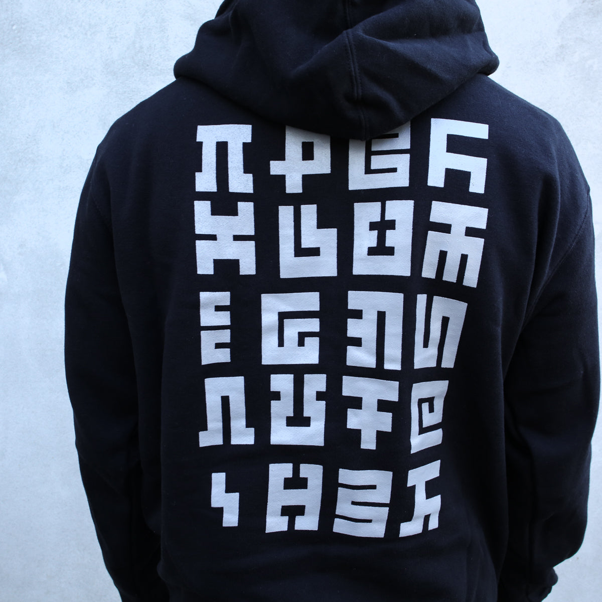 Secret Writing Zip-Up Hoodie