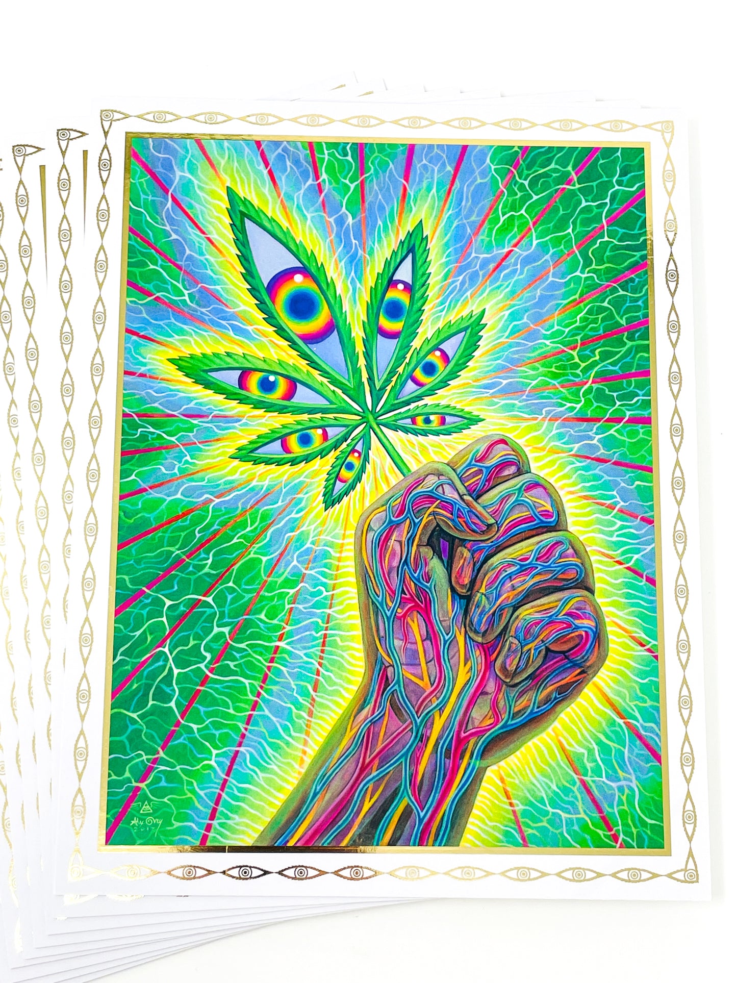 Cannafist - Prayer Card