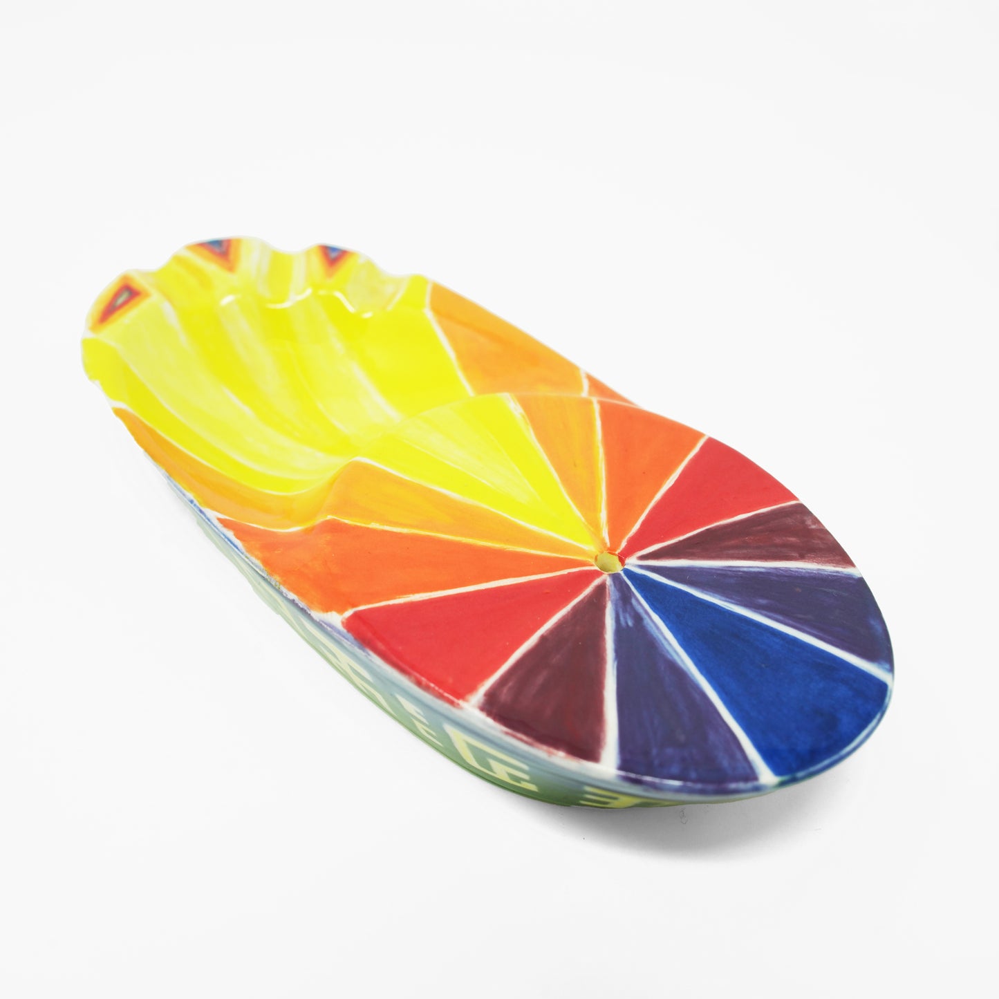 Rainbow Buddha Foot - Ceramic Ashtray