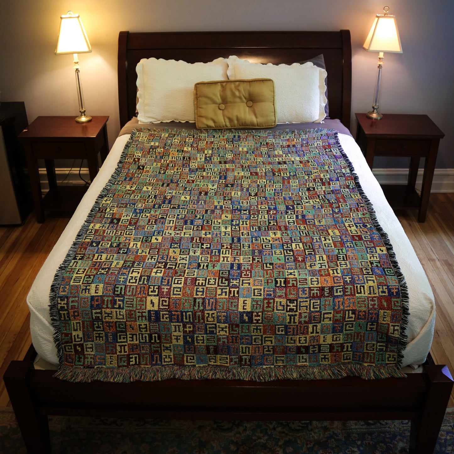 Complementary Planned Randomness - Art Blanket