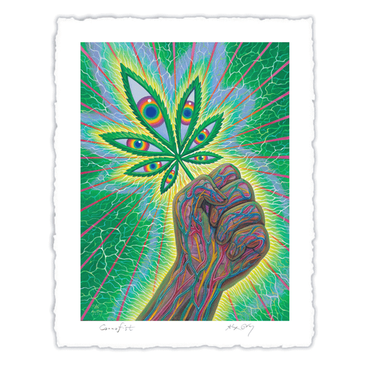 Cannafist - Paper Print