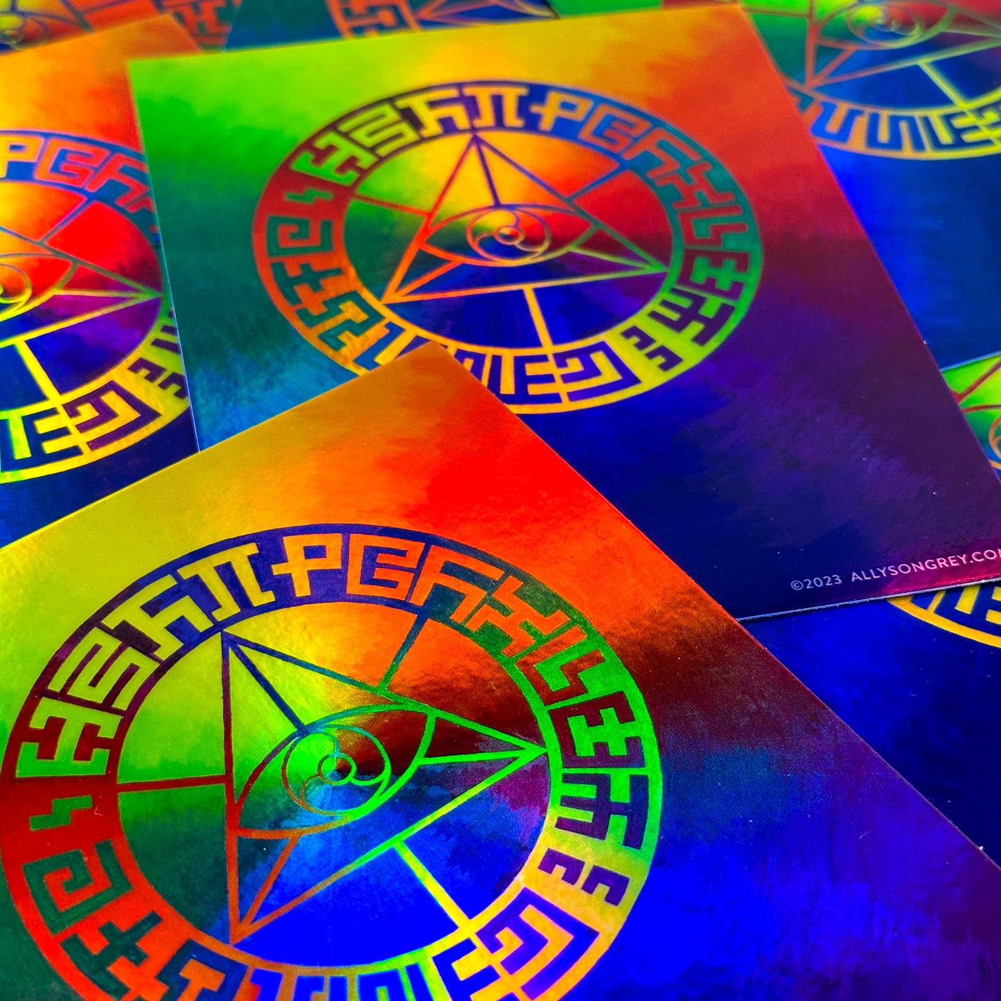 CoSM Symbol - Holographic Sticker