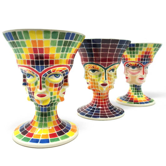 Psychedelic Hand Painted Pottery