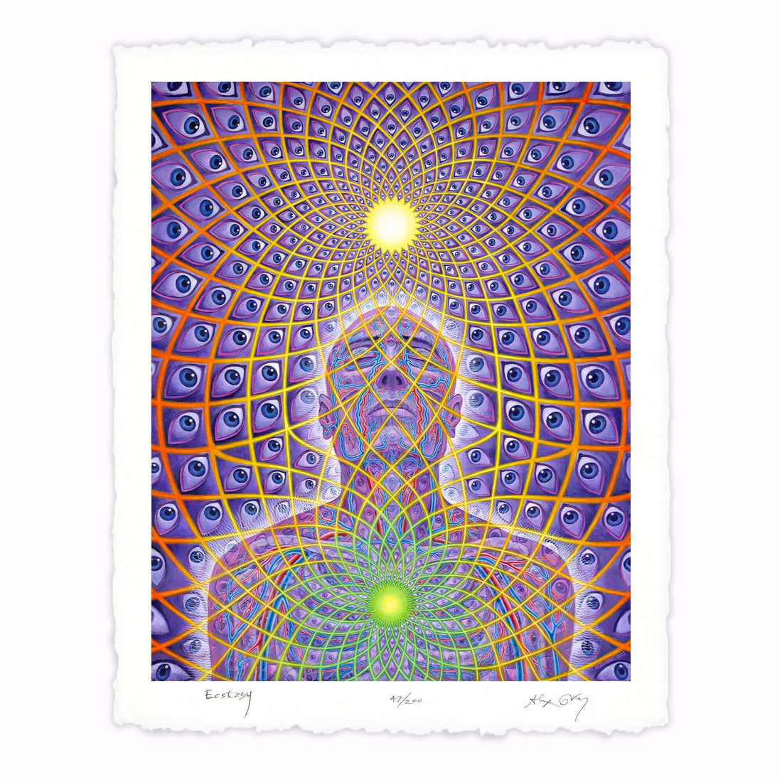 Ecstasy by Alex Grey - New Artwork, Never Before Released!
