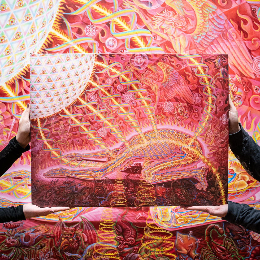 Never Before Released Artwork - Prostration by Alex Grey