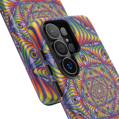 Rainbow Eye Ripple - Phone Case