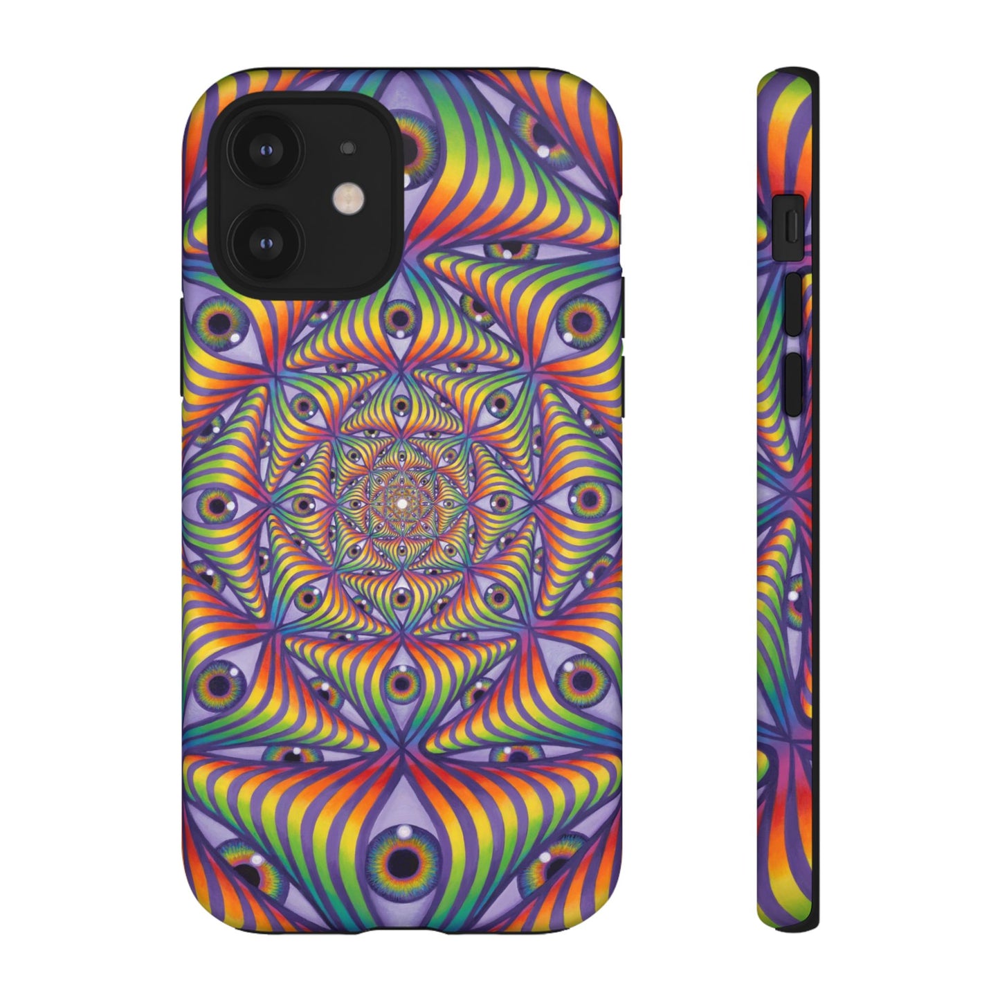 Rainbow Eye Ripple - Phone Case
