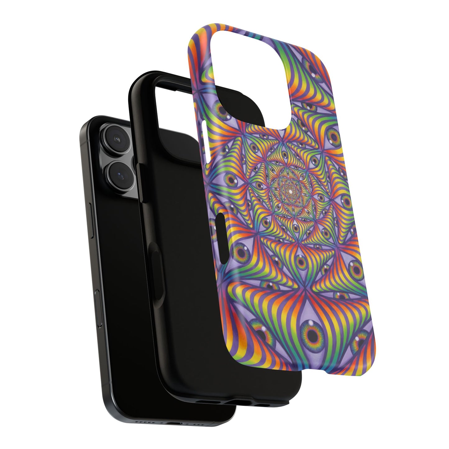 Rainbow Eye Ripple - Phone Case
