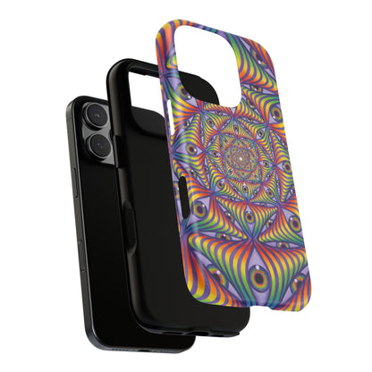 Rainbow Eye Ripple - Phone Case