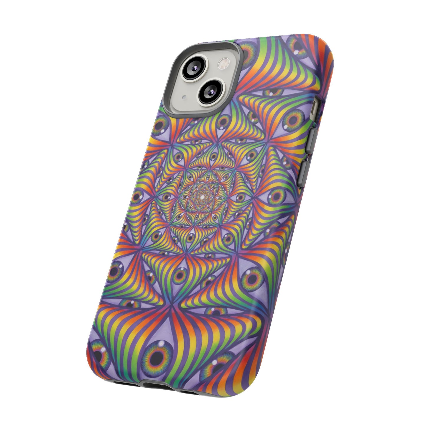 Rainbow Eye Ripple - Phone Case