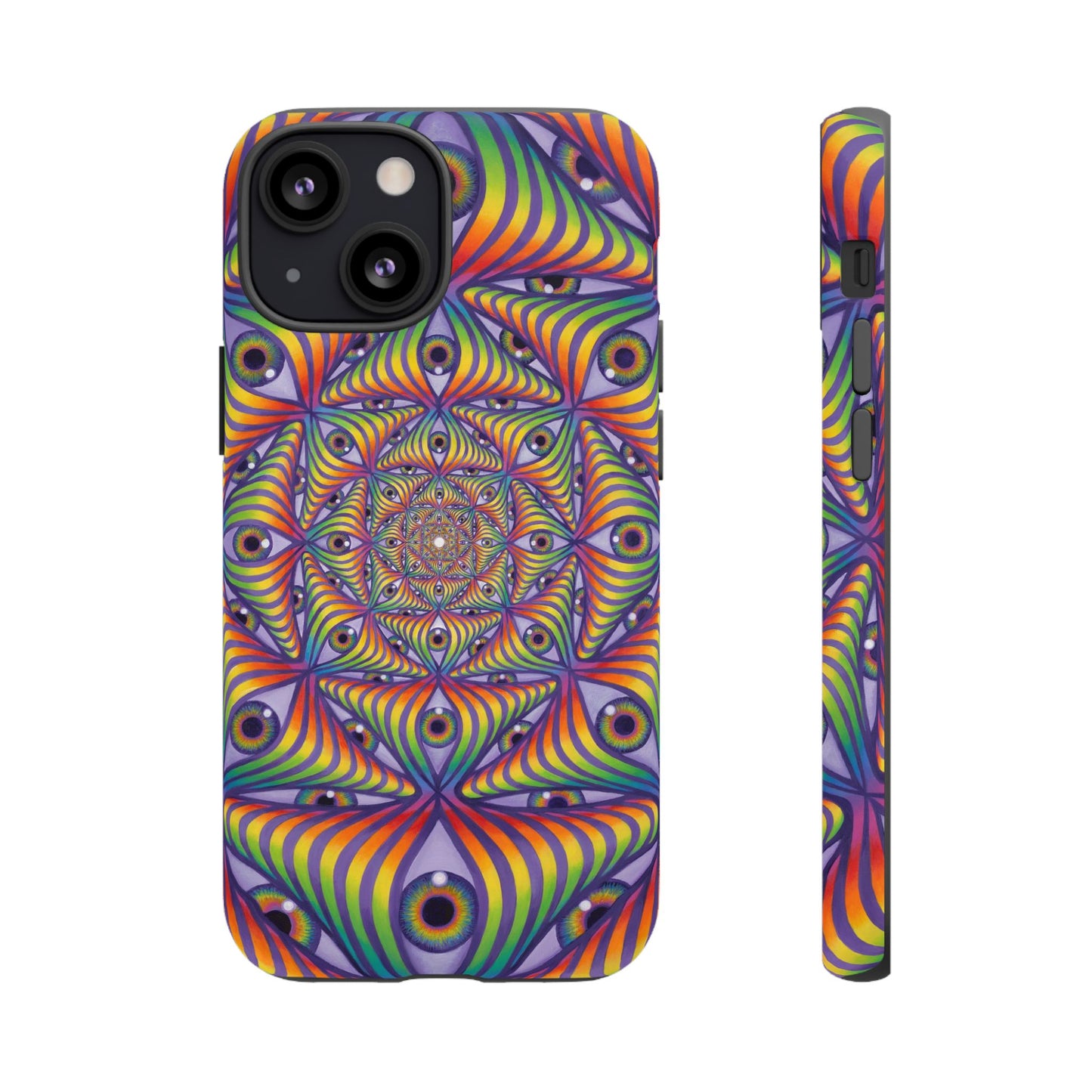 Rainbow Eye Ripple - Phone Case