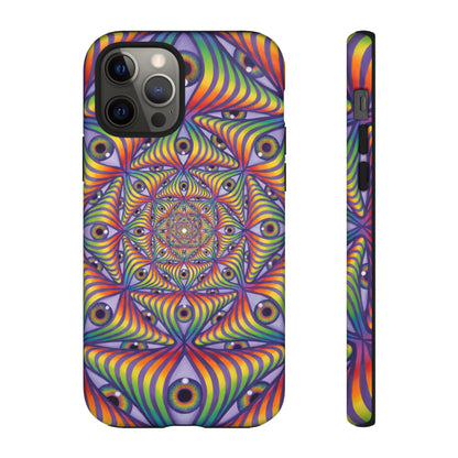 Rainbow Eye Ripple - Phone Case