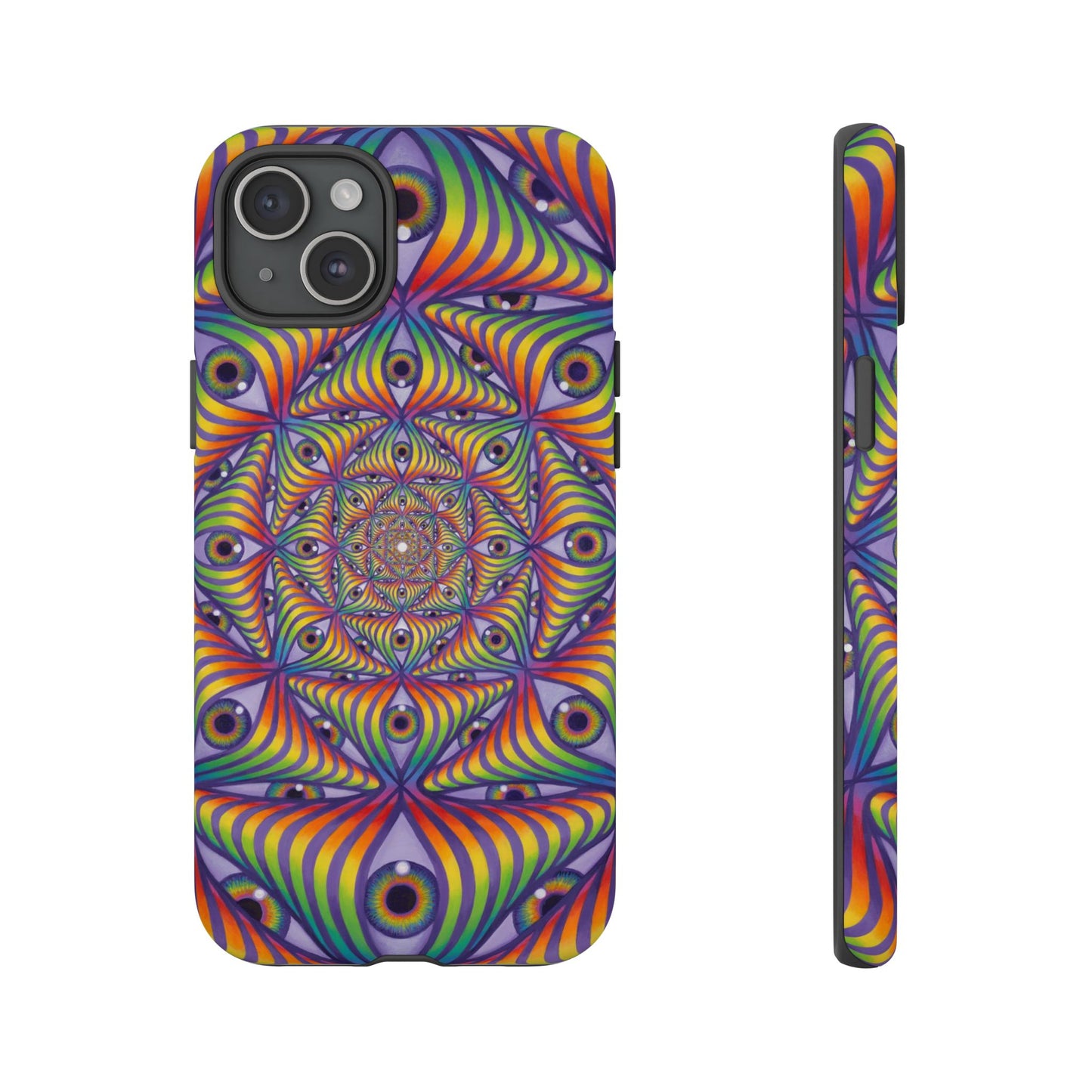 Rainbow Eye Ripple - Phone Case