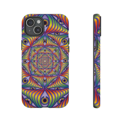 Rainbow Eye Ripple - Phone Case