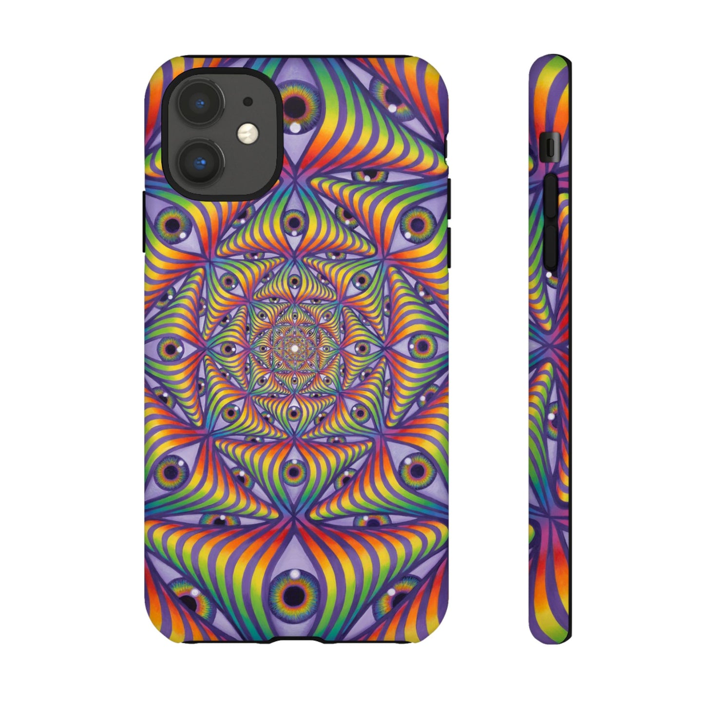 Rainbow Eye Ripple - Phone Case