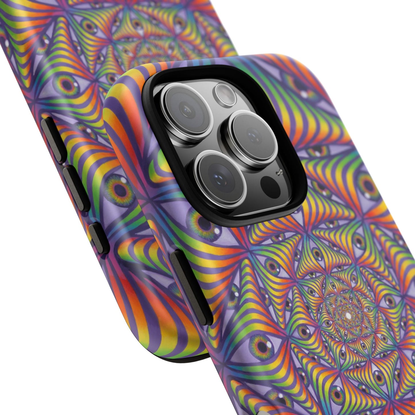 Rainbow Eye Ripple - Phone Case