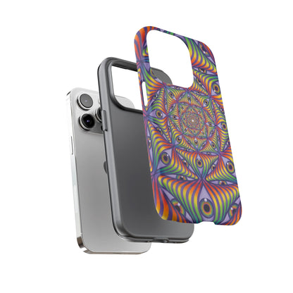 Rainbow Eye Ripple - Phone Case