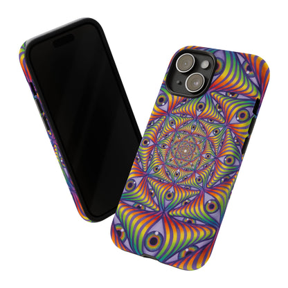 Rainbow Eye Ripple - Phone Case