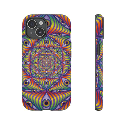 Rainbow Eye Ripple - Phone Case