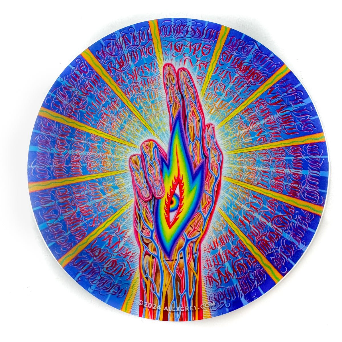 Blessing Sticker Hand Blessing Hand Tondo - Sticker – CoSM Shop