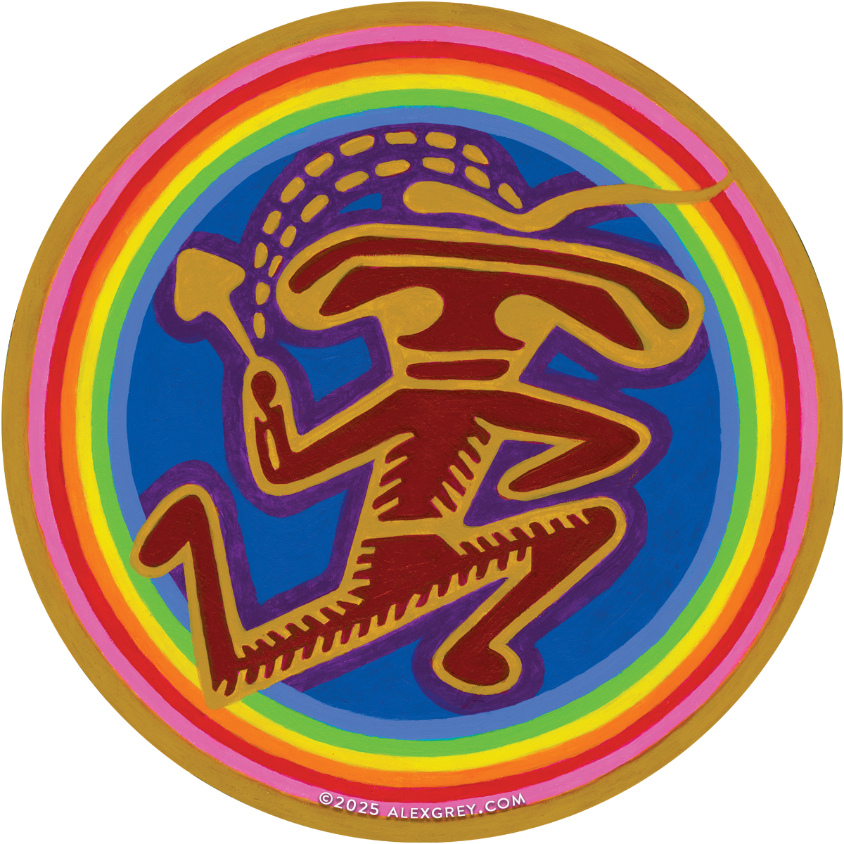 Tassili Fungi Runner - Sticker