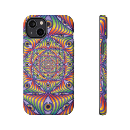 Rainbow Eye Ripple - Phone Case