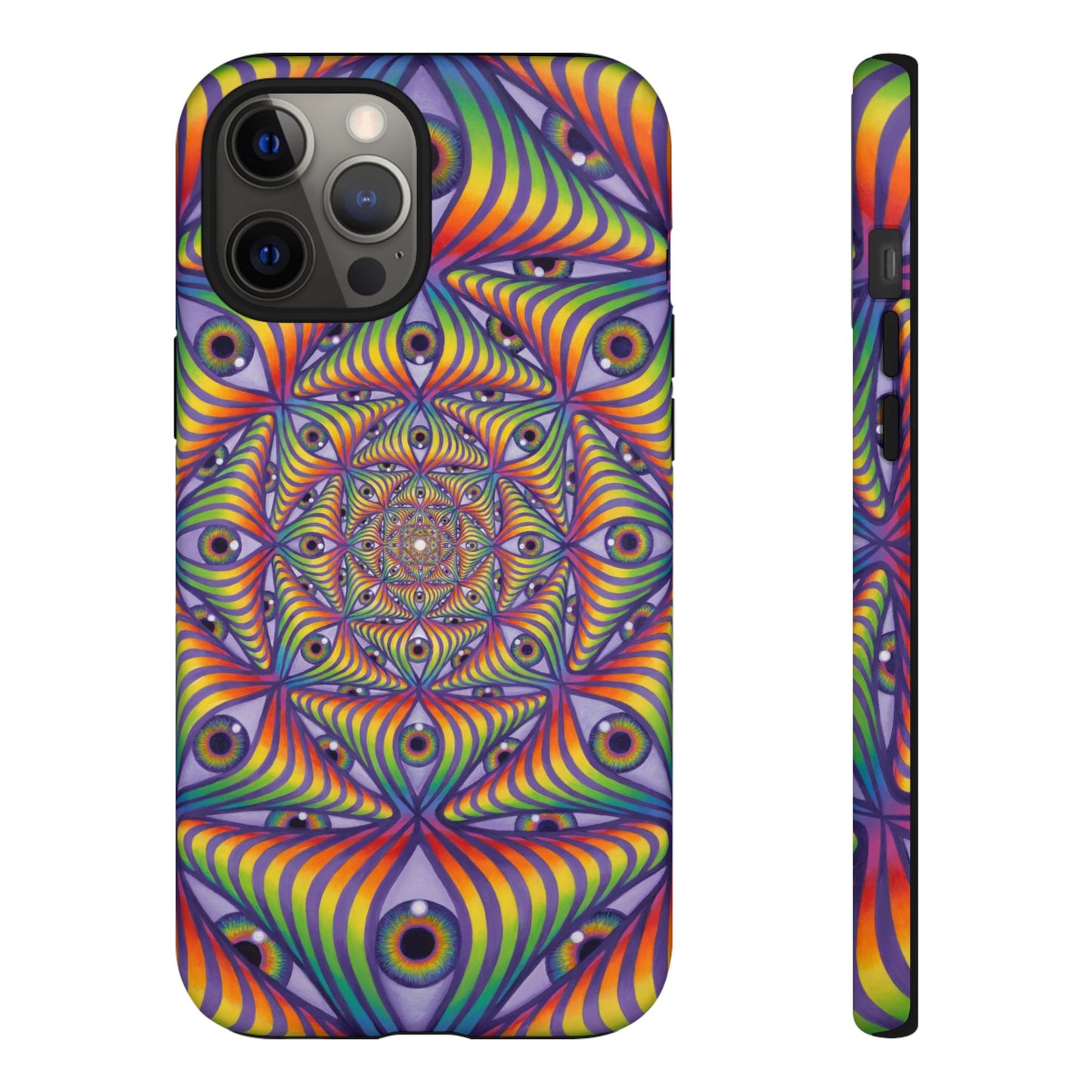 Rainbow Eye Ripple - Phone Case