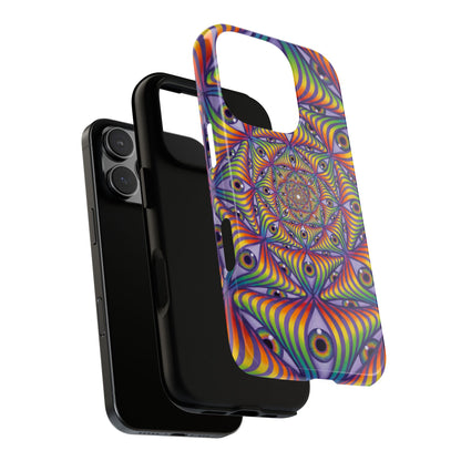 Rainbow Eye Ripple - Phone Case