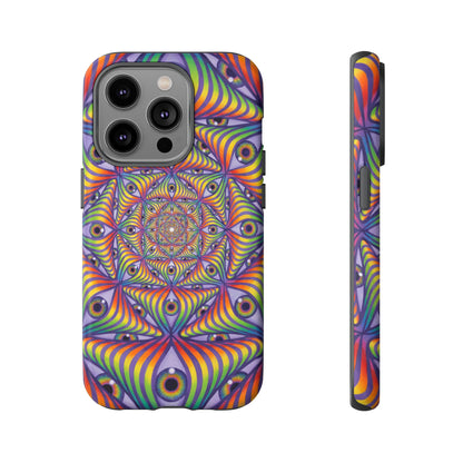 Rainbow Eye Ripple - Phone Case