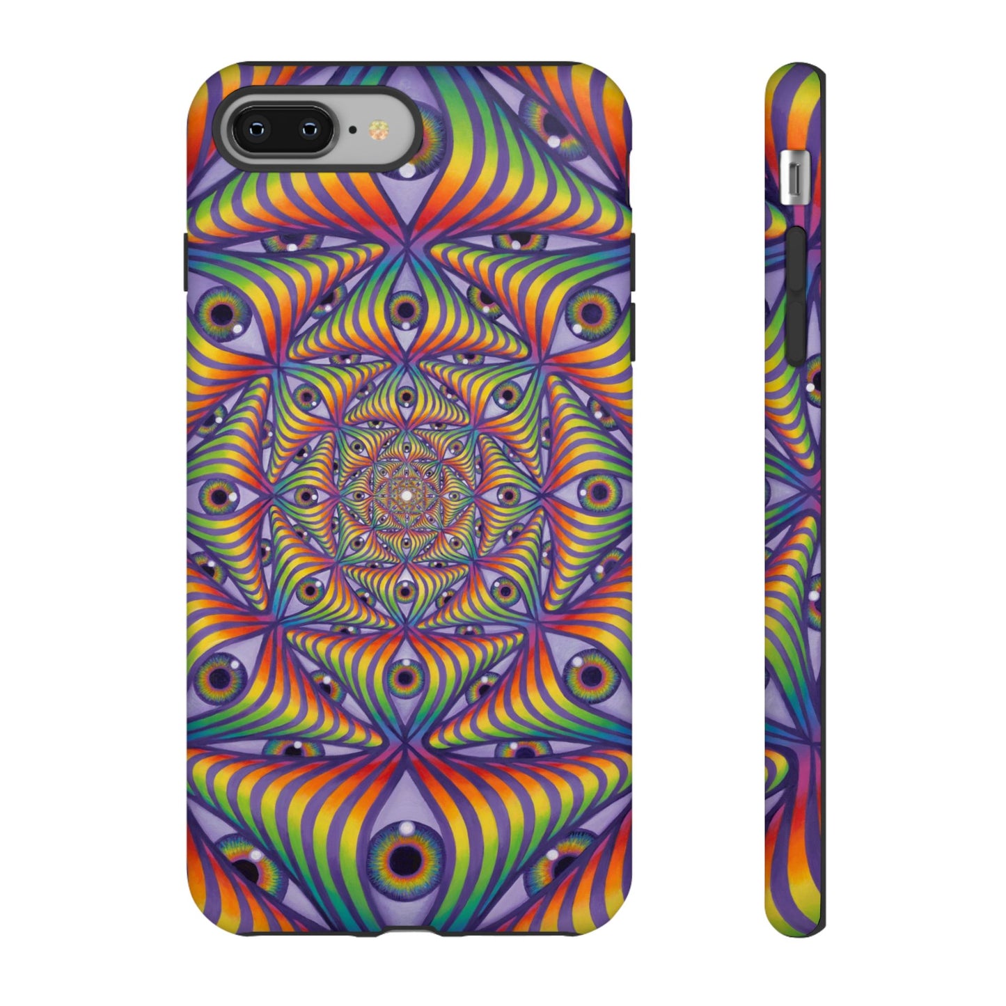 Rainbow Eye Ripple - Phone Case
