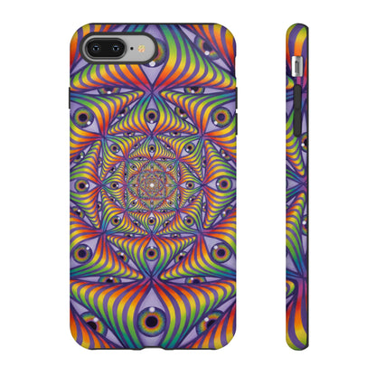 Rainbow Eye Ripple - Phone Case