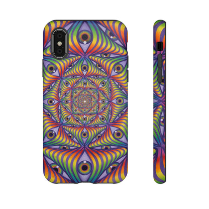 Rainbow Eye Ripple - Phone Case