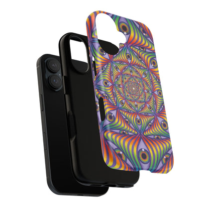 Rainbow Eye Ripple - Phone Case