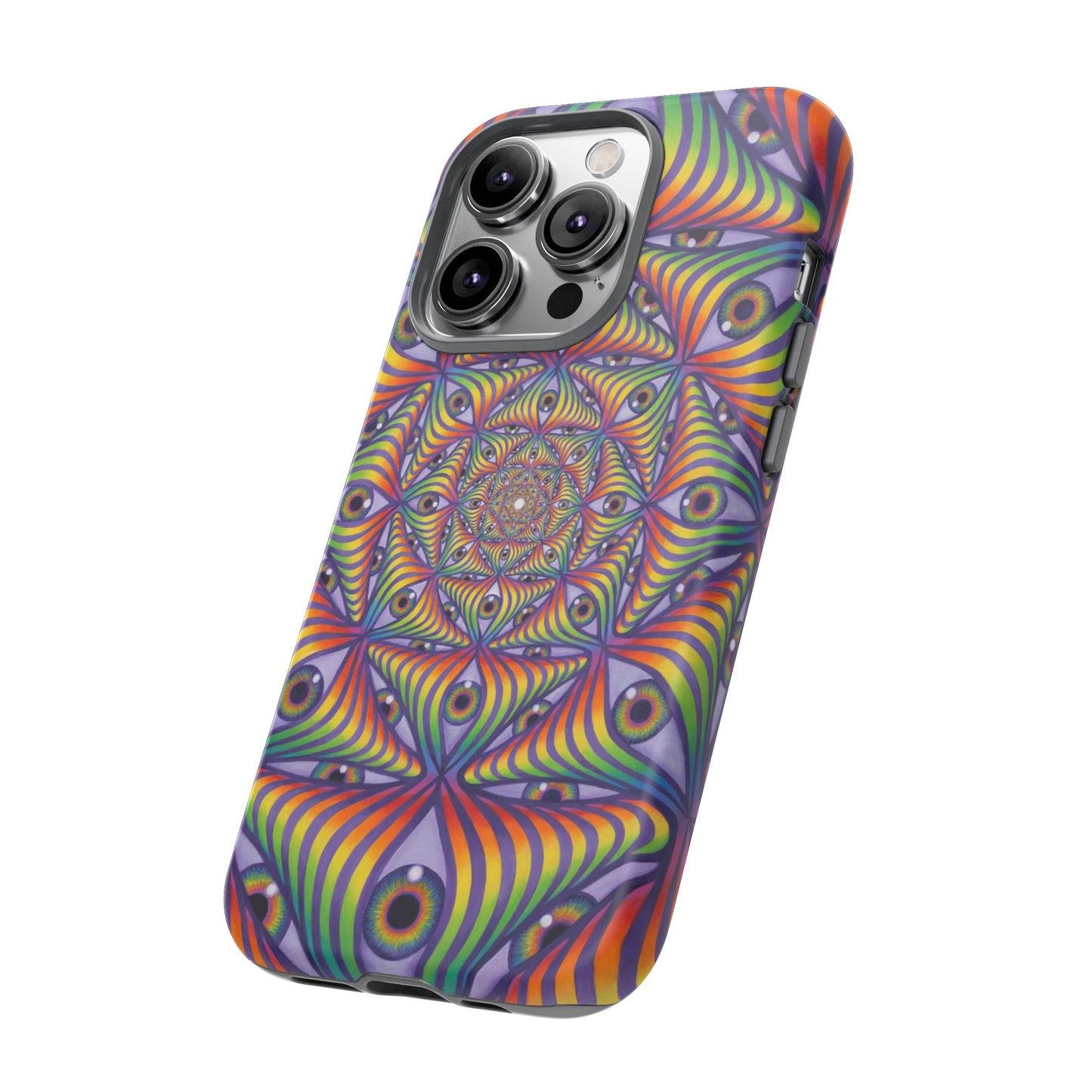 Rainbow Eye Ripple - Phone Case
