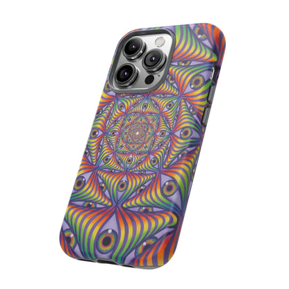 Rainbow Eye Ripple - Phone Case