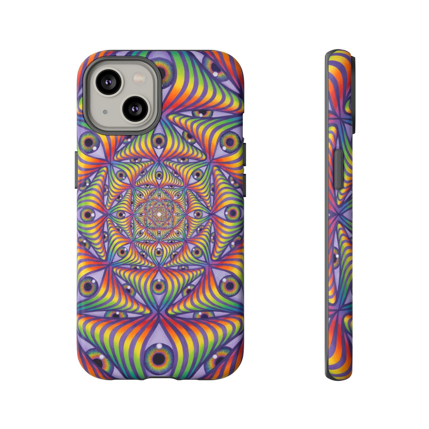 Rainbow Eye Ripple - Phone Case